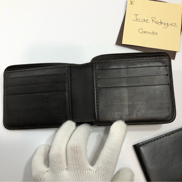 Louis Vuitton vintage bi-fold male portefeuille with insert - Picture 4 of 16